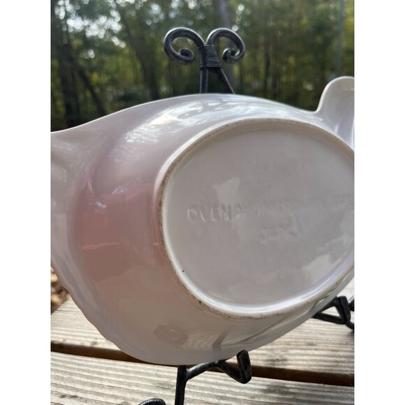 Vintage White Ceramic Duck-Shaped Serving Dish - Picture 7 of 15